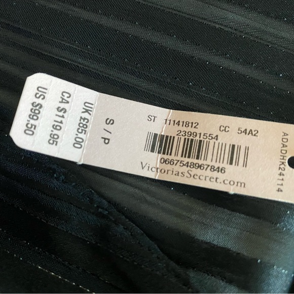 Victoria Secret Black Sparkle Sexy Sheer Jumpsuit - Picture 6 of 7